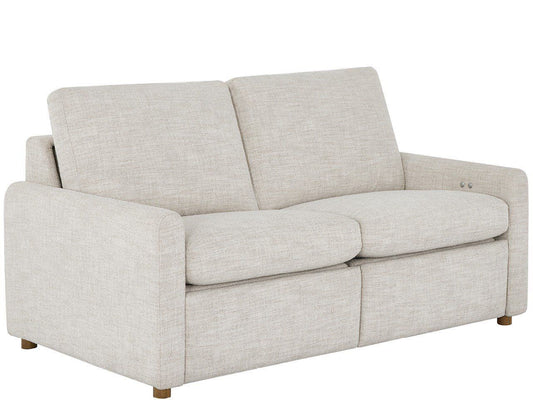 Hyde - Loveseat - White / Gray