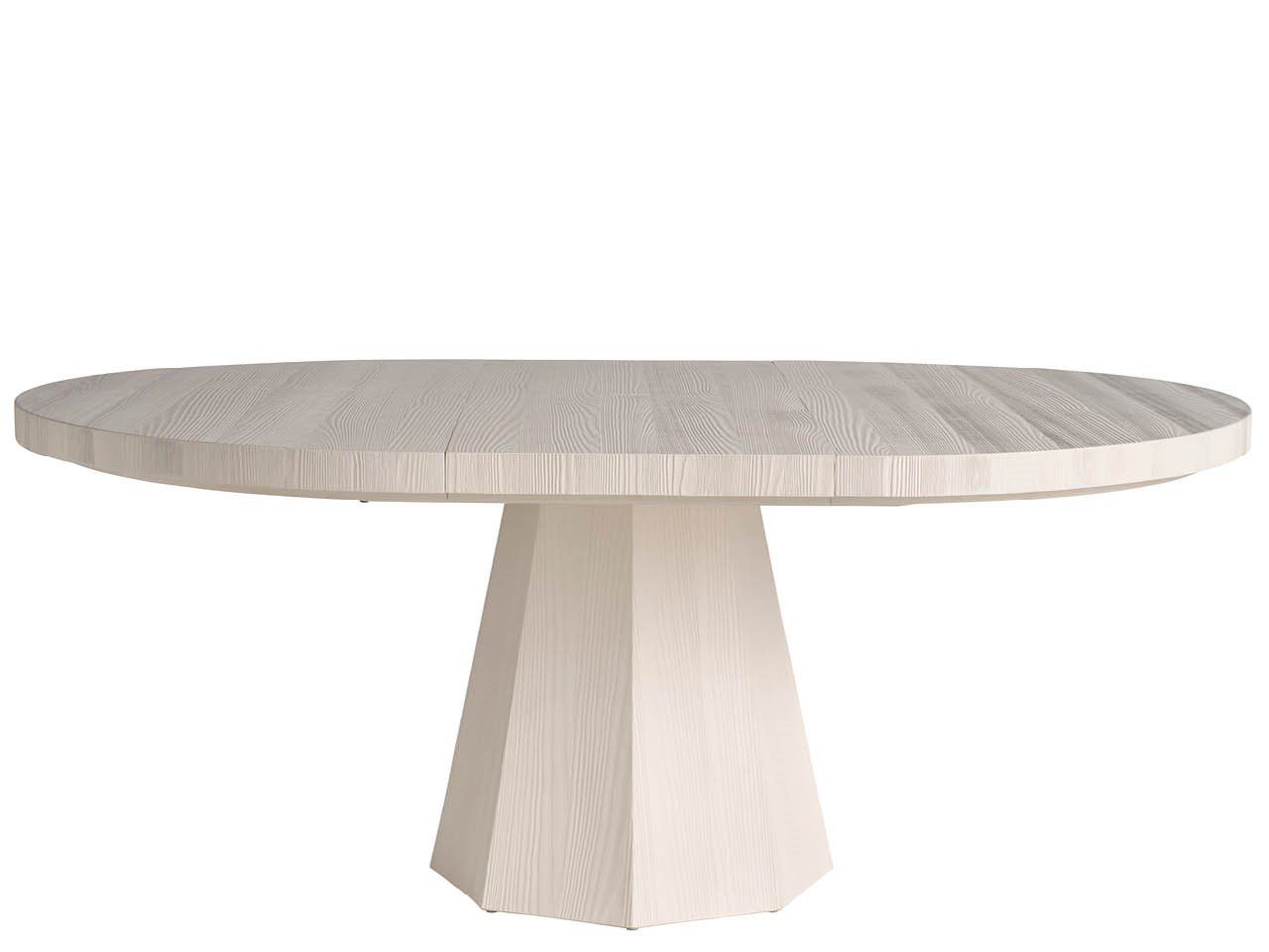 Weekender Coastal Living Home / Mackinaw - Round Dining Table - Pearl Silver