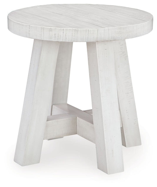 Jallison - Off White - Round End Table