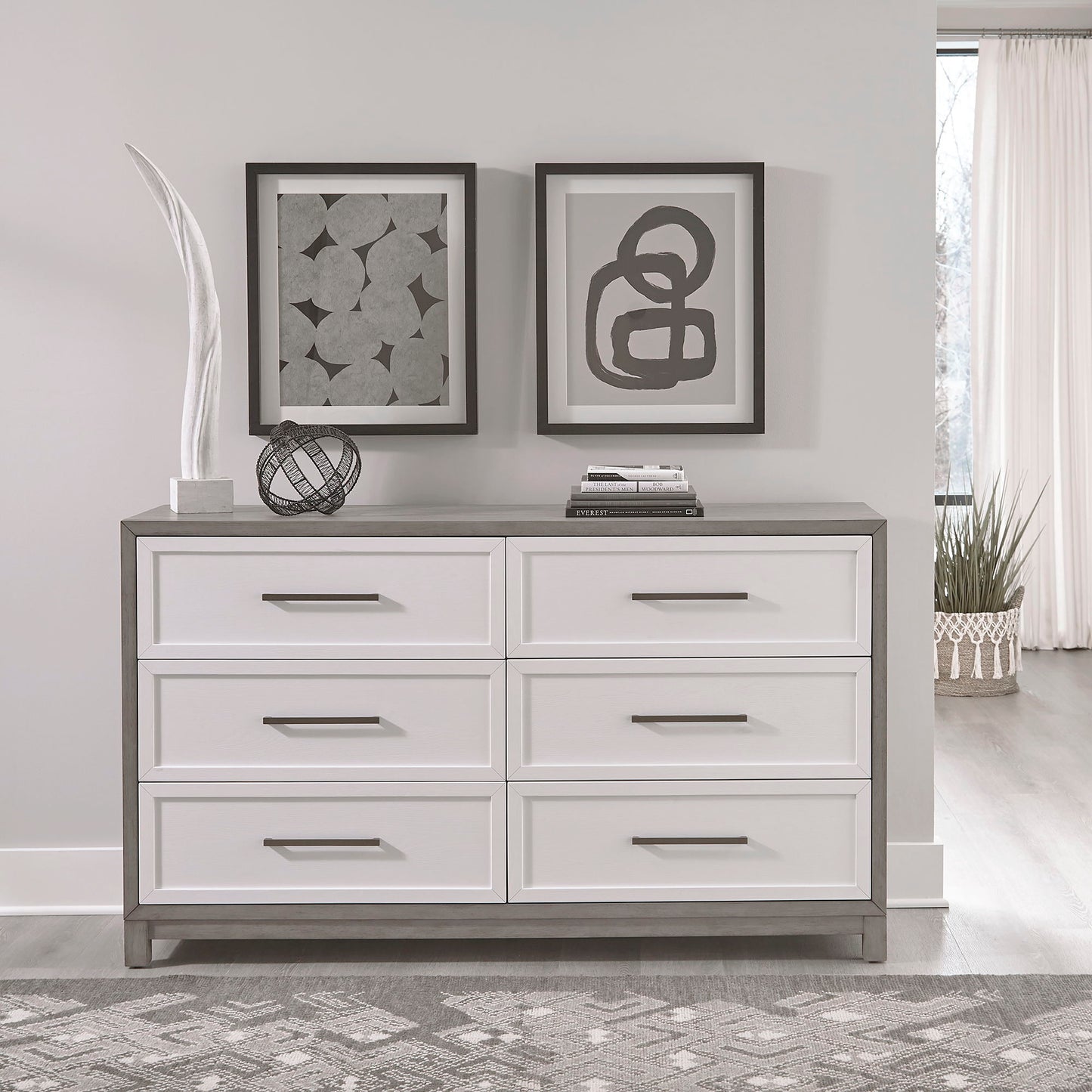 Palmetto Heights - 6 Drawer Dresser - White