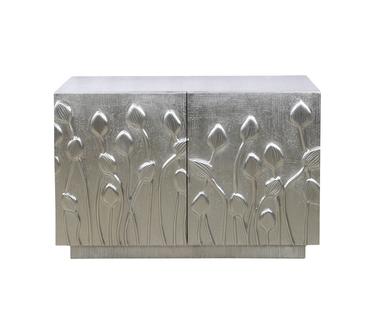 Petal - Bar Cabinet - German Silver