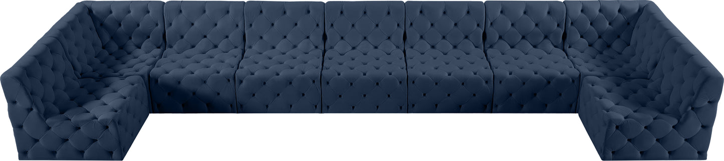 Tuft - Modular Sectional 9 Piece - Navy