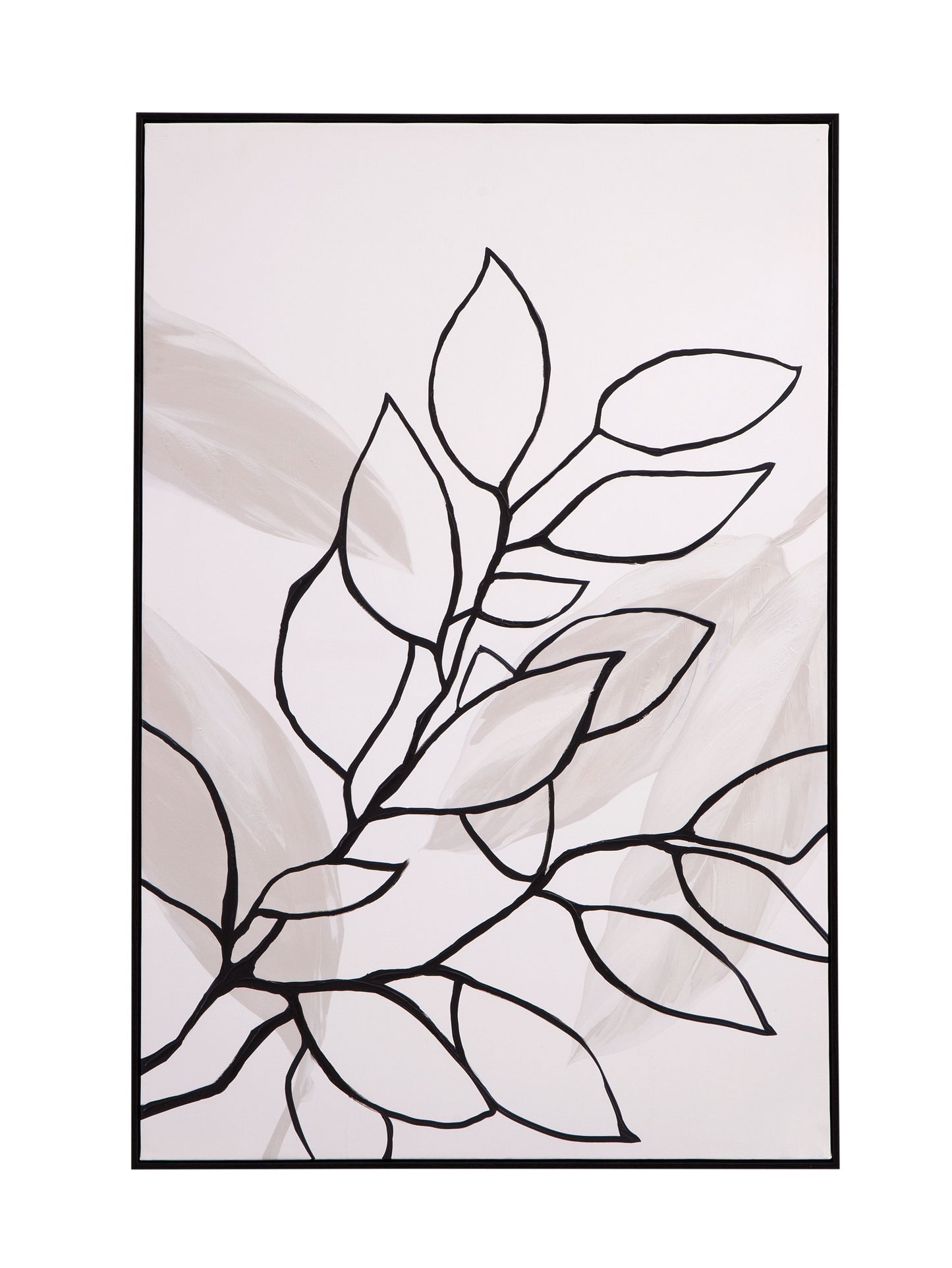 Harmony II Canvas Art - White