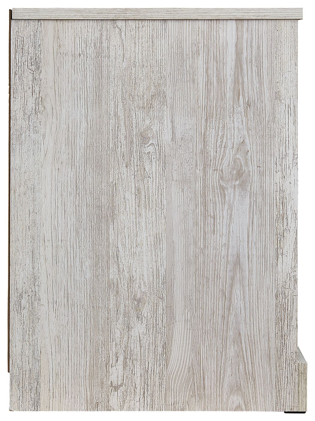 Paxberry - One Drawer Night Stand - Open Cubby - Whitewash