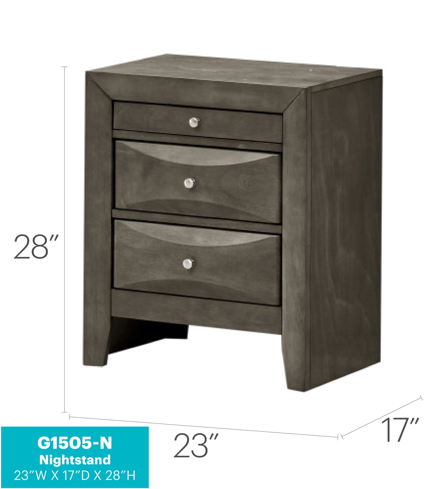 Glory Furniture - Marilla - Nightstand