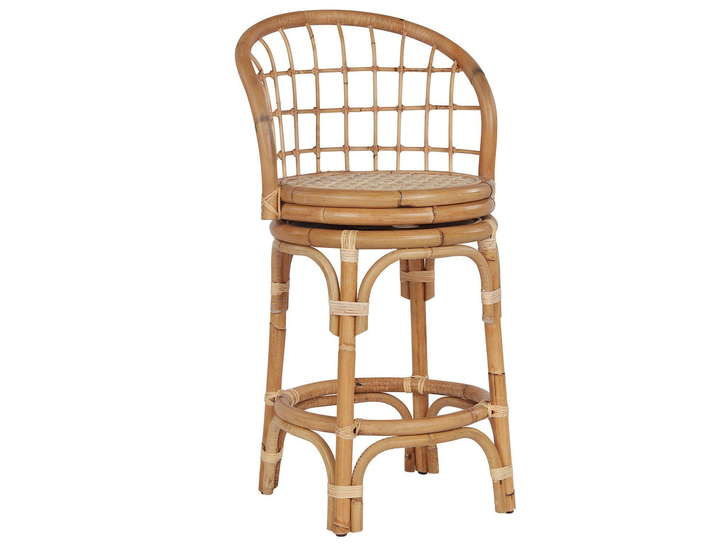 Getaway - Rattan Counter Stool - Light Brown