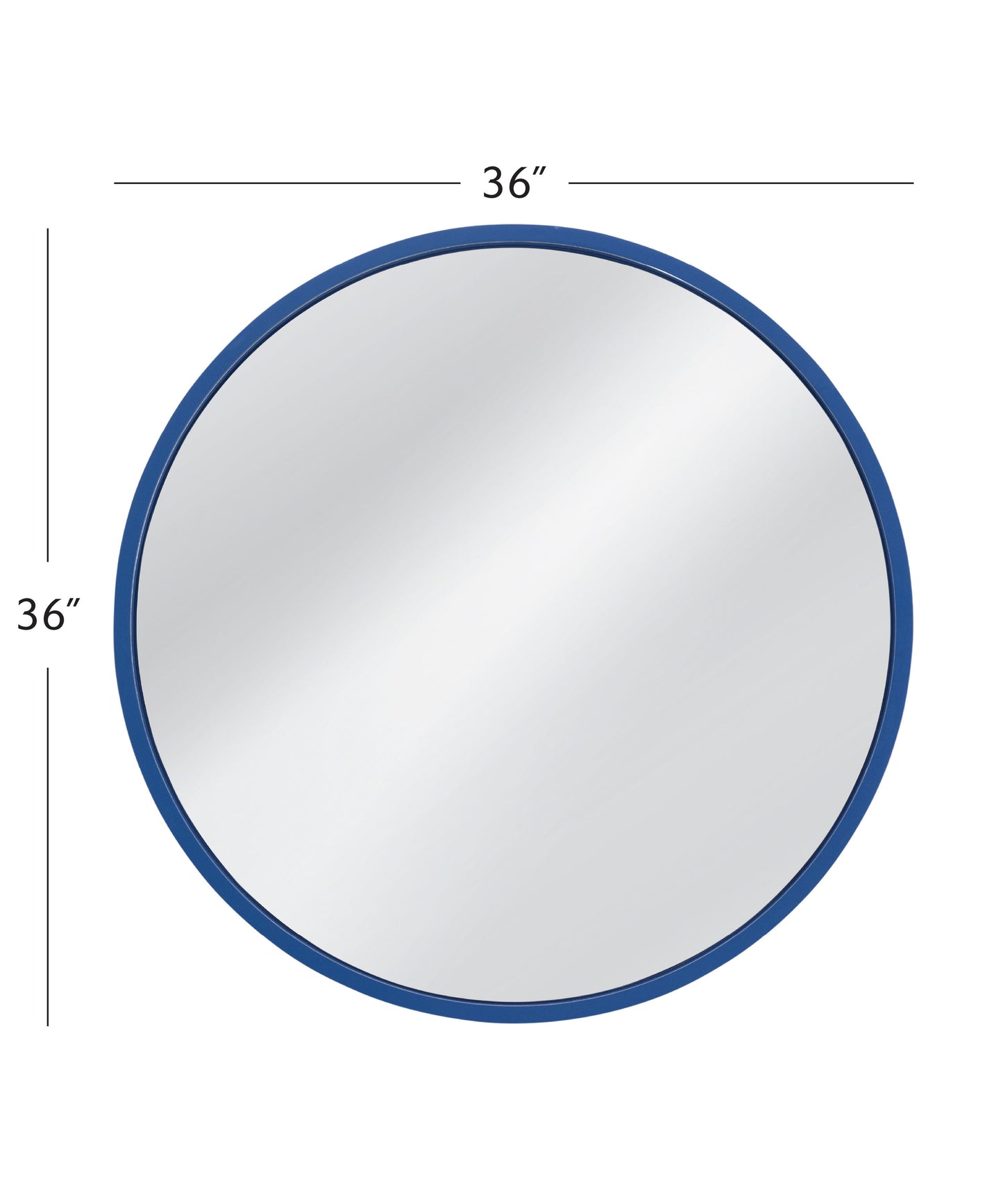 Lyra - Wall Mirror - Navy Blue