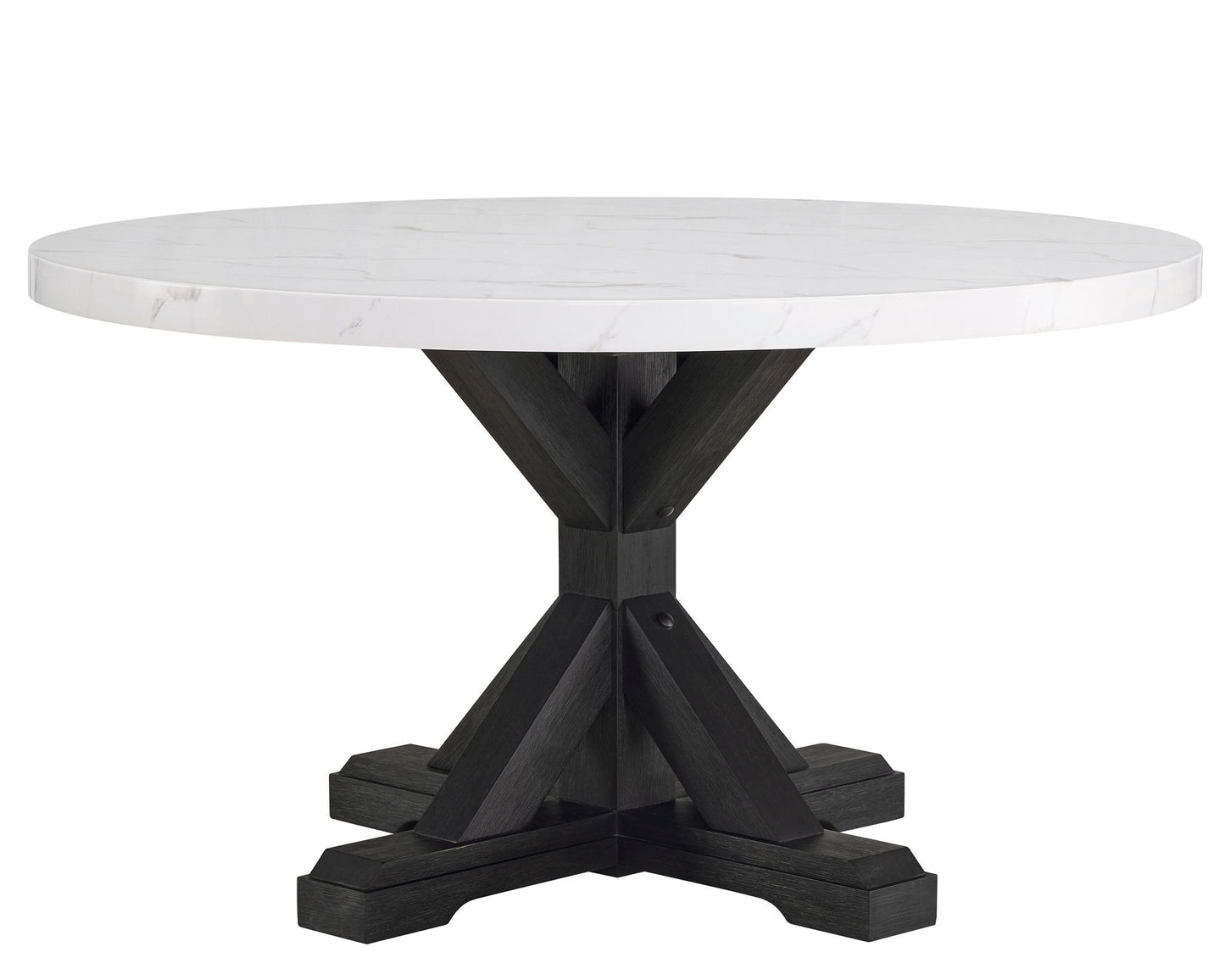 Vance - 5 Piece Dining Room Set - White / Gray