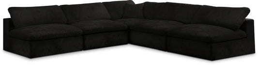Cozy - 5 Piece Modular Corner Armless Sectional