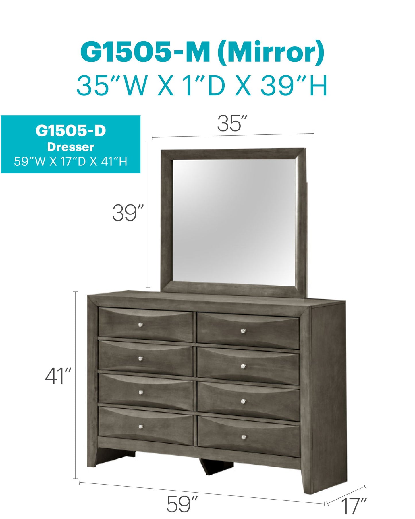 Glory Furniture - Marilla - Dresser