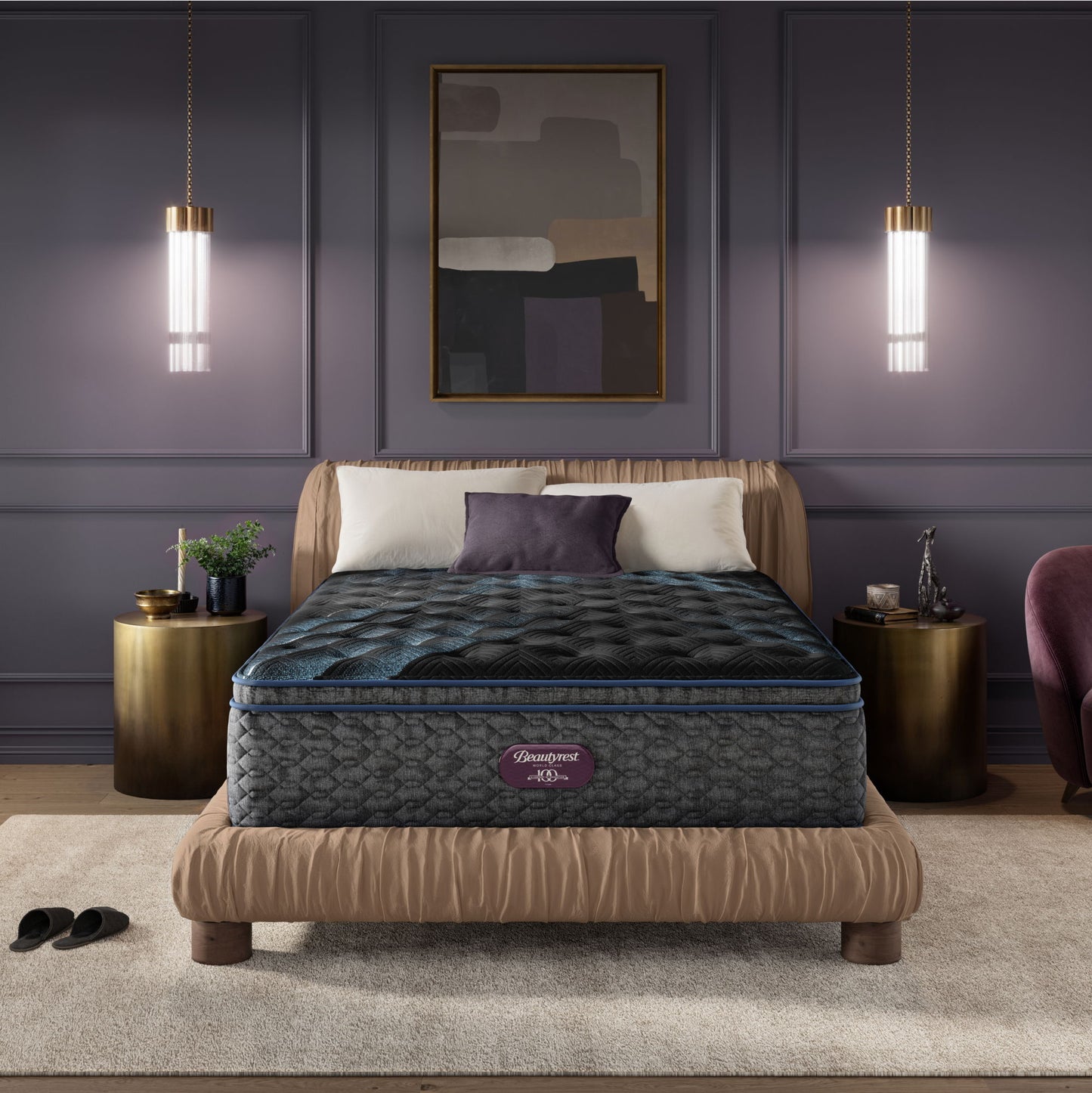 Beautyrest World Class - Level Four Plush Pillow Top Mattress