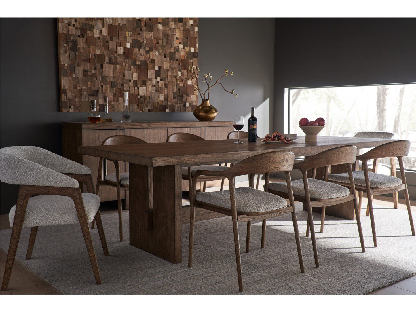 New Modern - Barrel Back Dining Chair - White