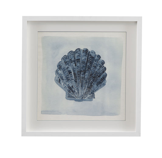 Blue Treasure II Framed Print - Blue