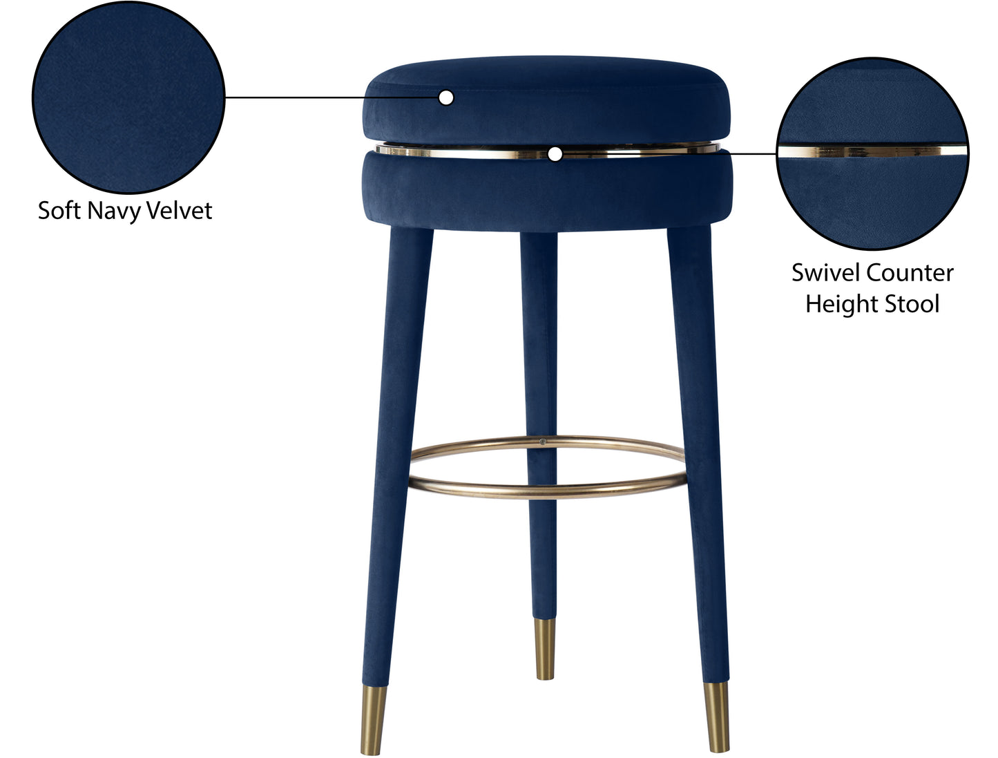 Coral - Counter Stool