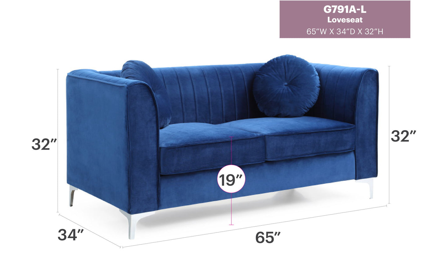 Glory Furniture - Delray - Loveseat