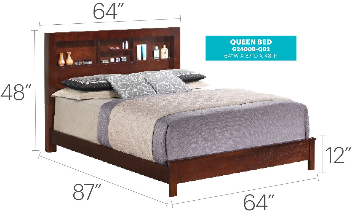 Glory Furniture - Burlington - Bed