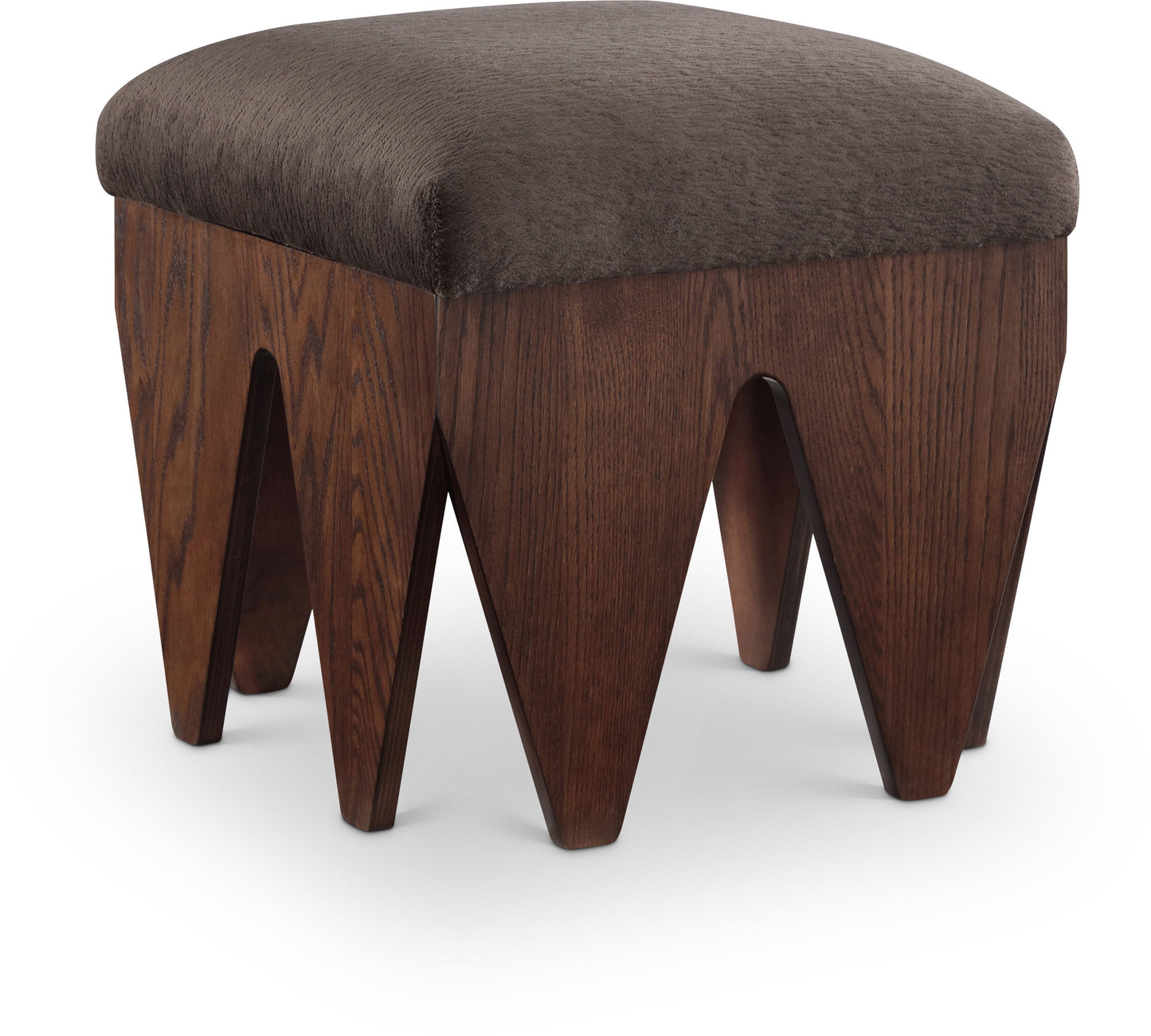 Altair - Fabric Bench - Dark Brown Base