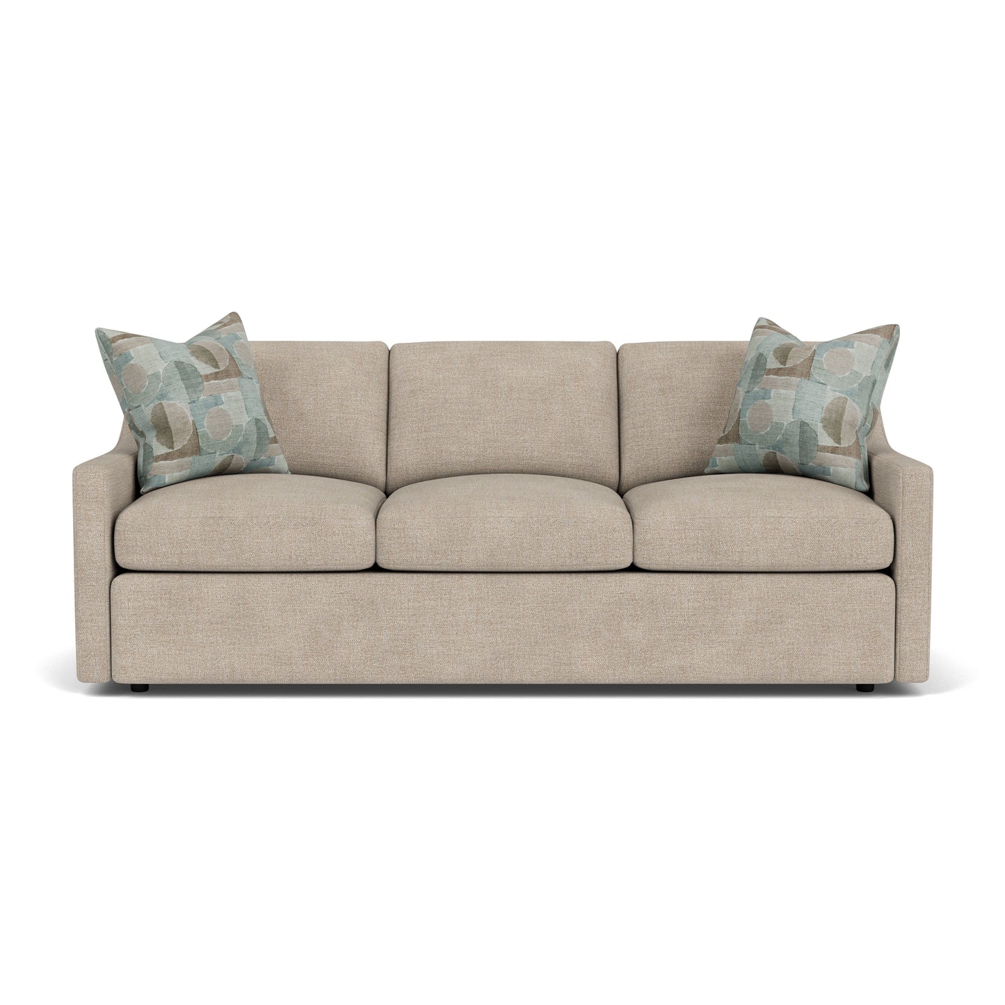 Sky - Upholstered Sofa - Pearl Silver