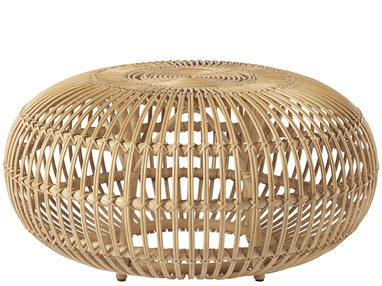 Escape - Rattan Scatter Table - Light Brown