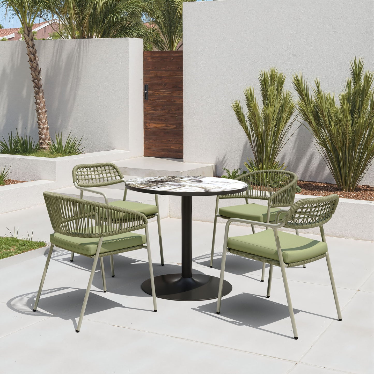 Skye - Outdoor Dining Chair (Set of 2) - Green