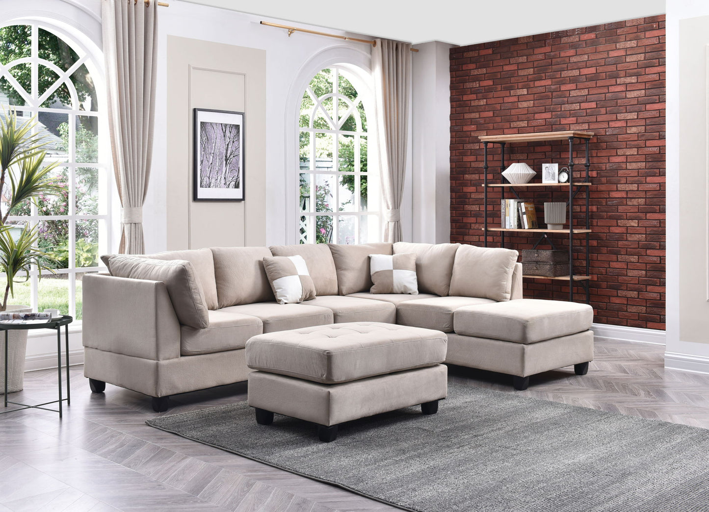 Glory Furniture - Malone - Sectional