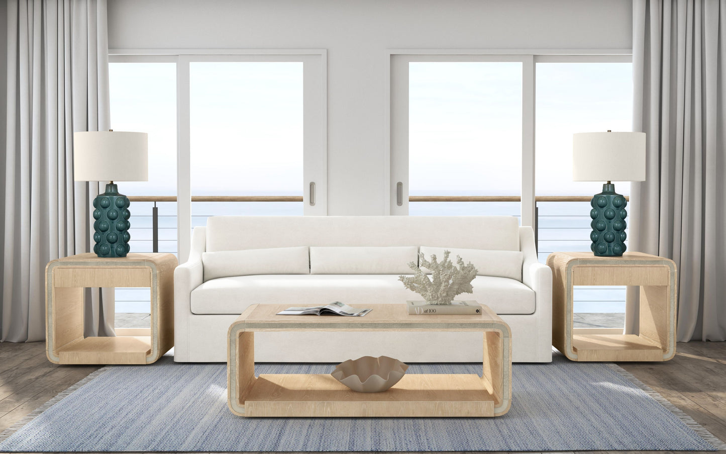 Lynn - Table Lamp - Blue