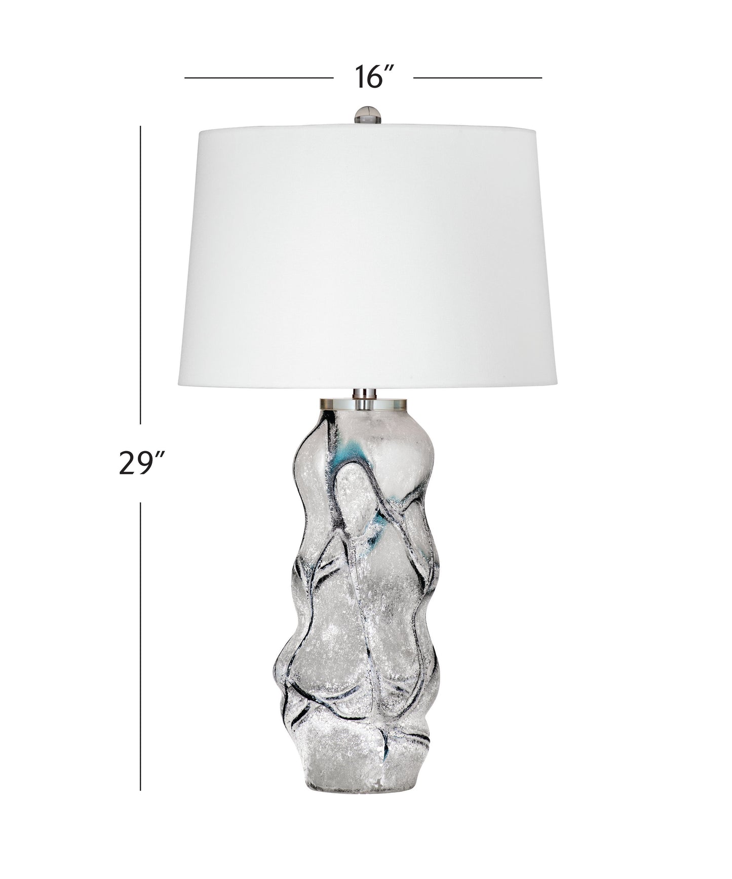 Ion - Table Lamp - Pearl Silver