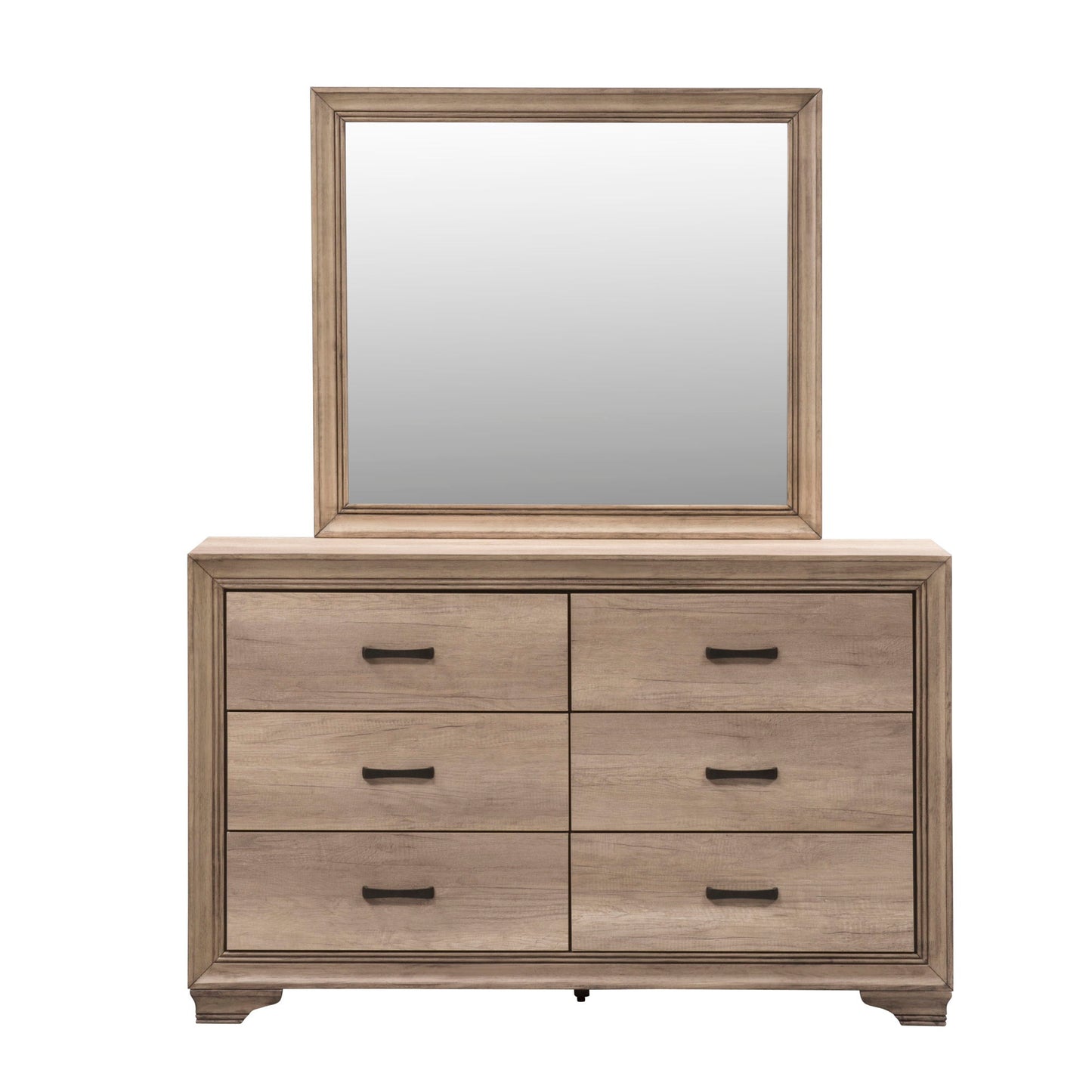 Sun Valley - 6 Drawer Dresser - Light Brown