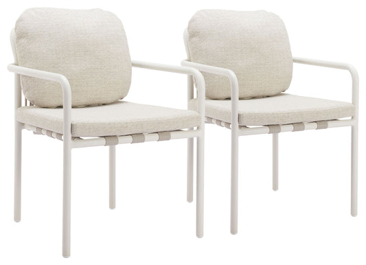 Aite - Outdoor Dining Chair (Set of 2) - Beige