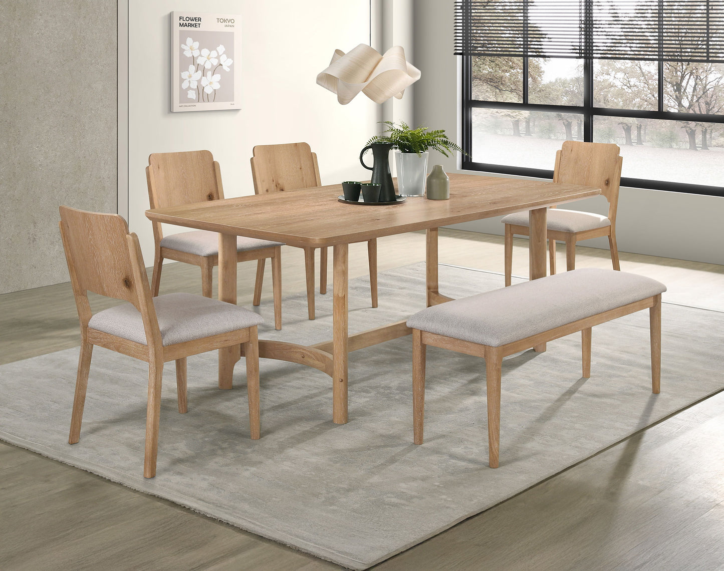 Arden - Dining Table - Light Brown