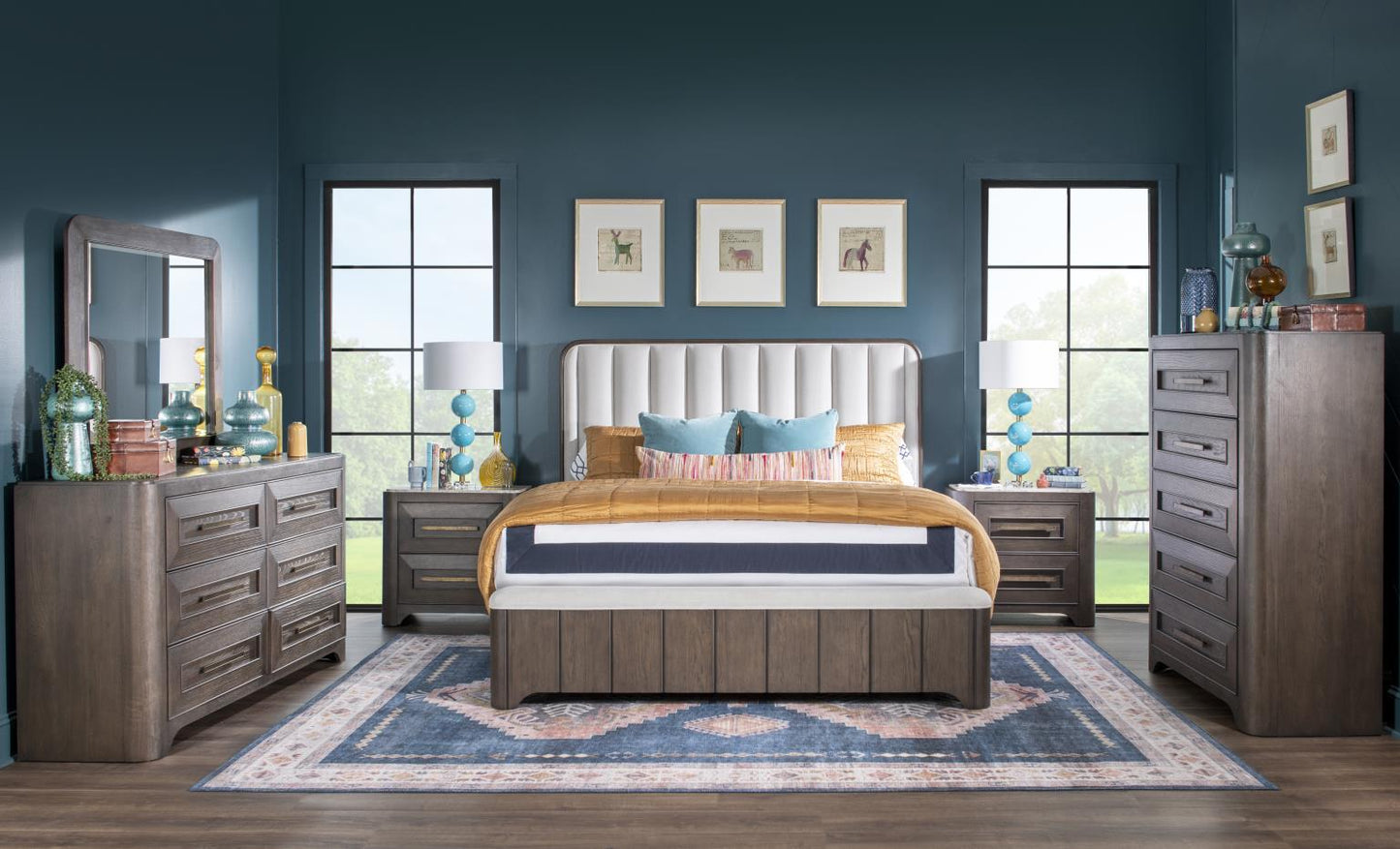 Lancia - Complete Upholstered Bed