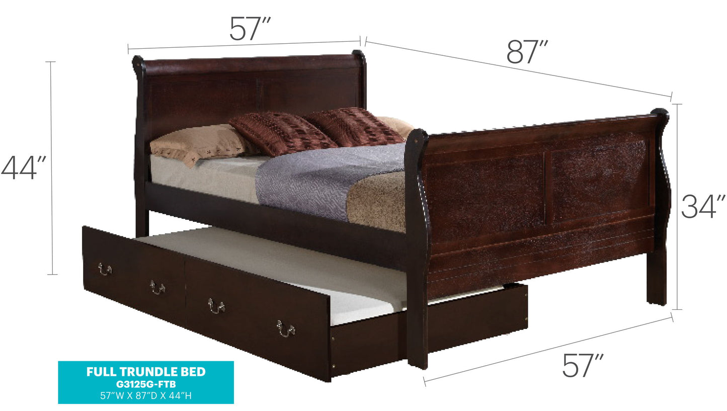Glory Furniture - Louis Phillipe - Trundle Bed
