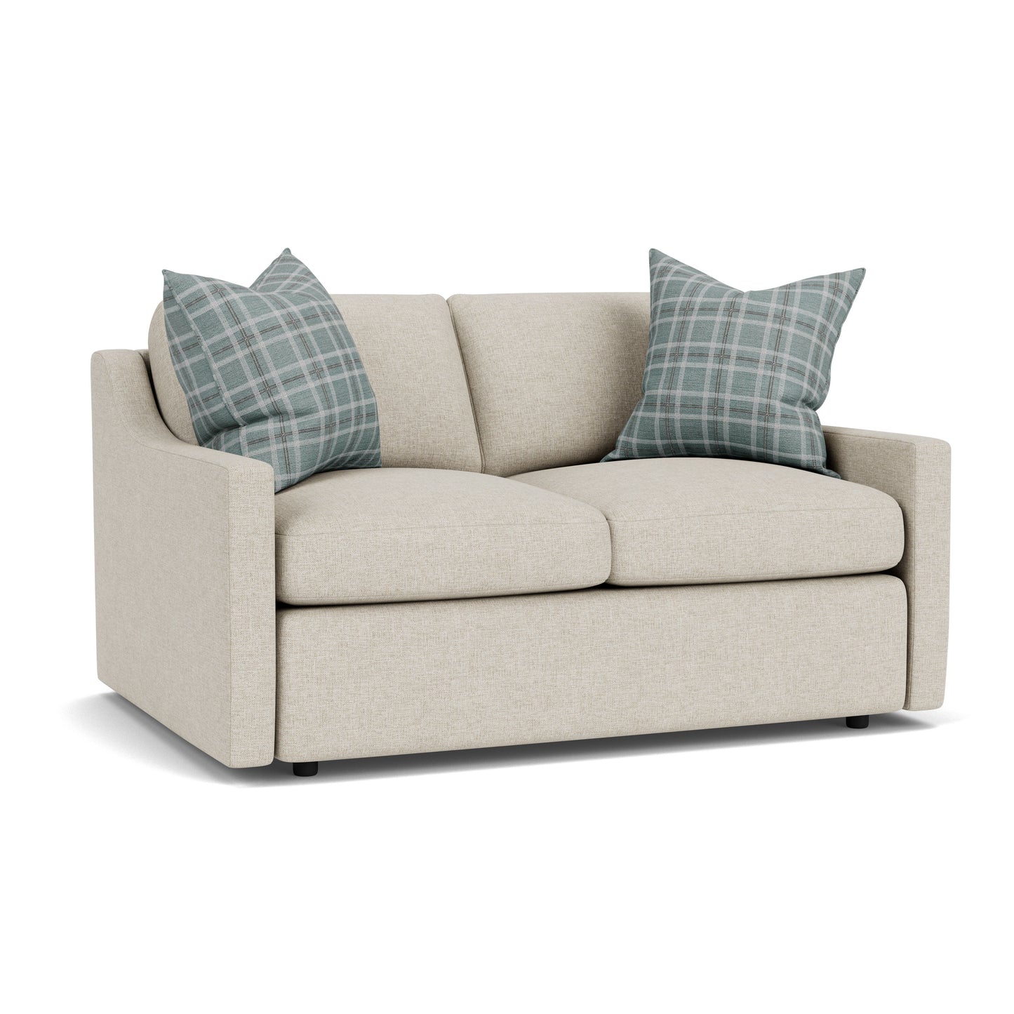 Sky - Upholstered Loveseat - Pearl Silver