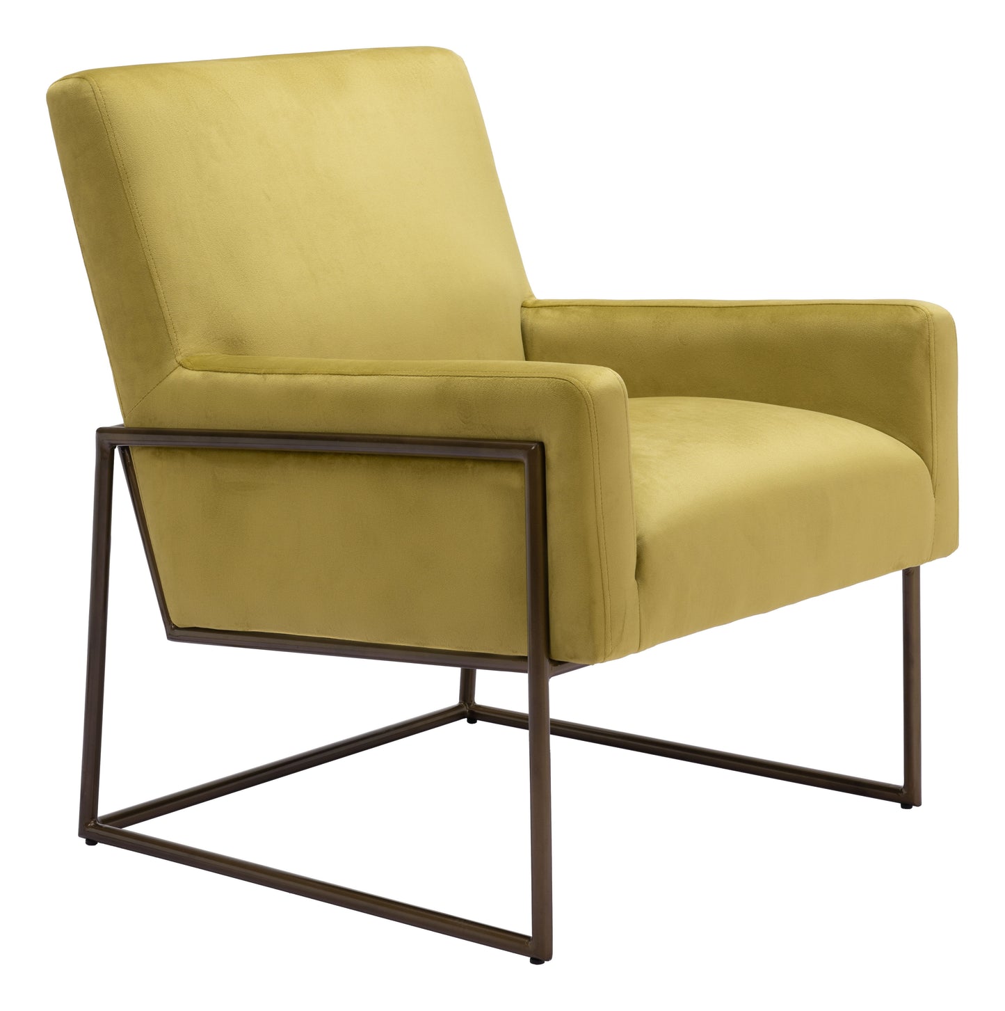 New York - Accent Chair - Olive Green