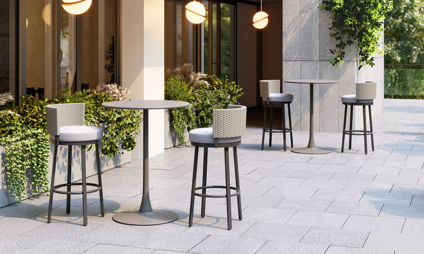 Midnight Wave - Barstool - White