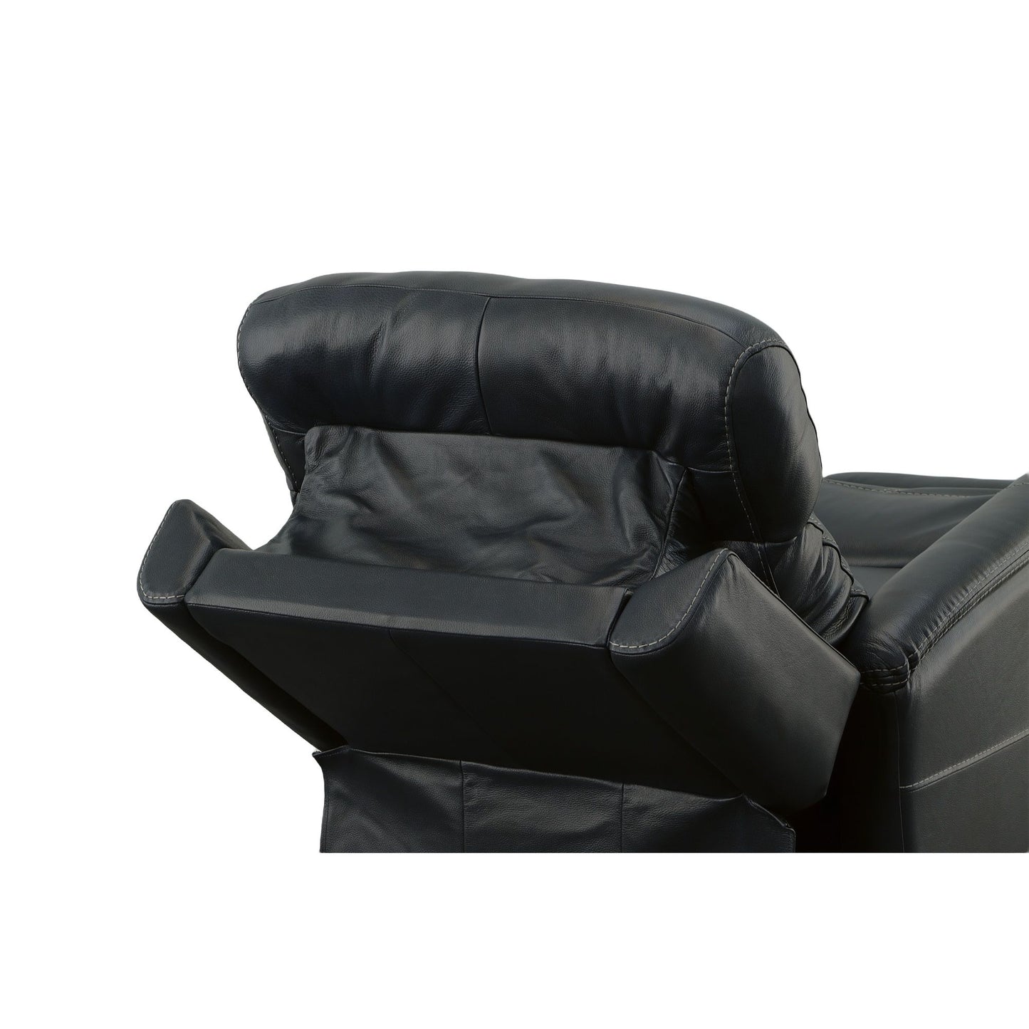 View - Swivel Power Recliner with Power Headrest & Lumbar