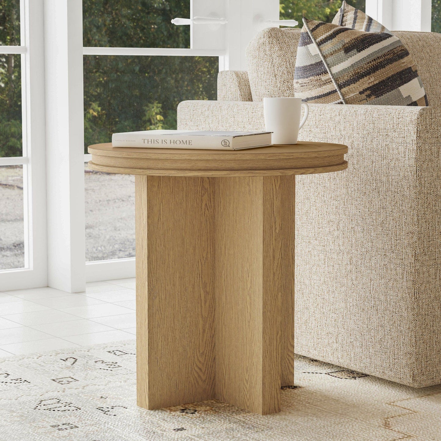 Waterfall - Round End Table