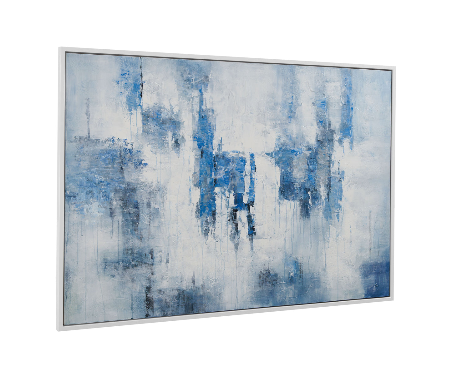 Perdido Framed Canvas - Blue