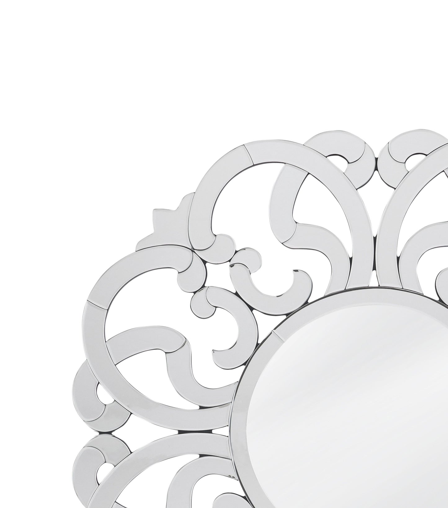 Adventurine - Wall Mirror - White