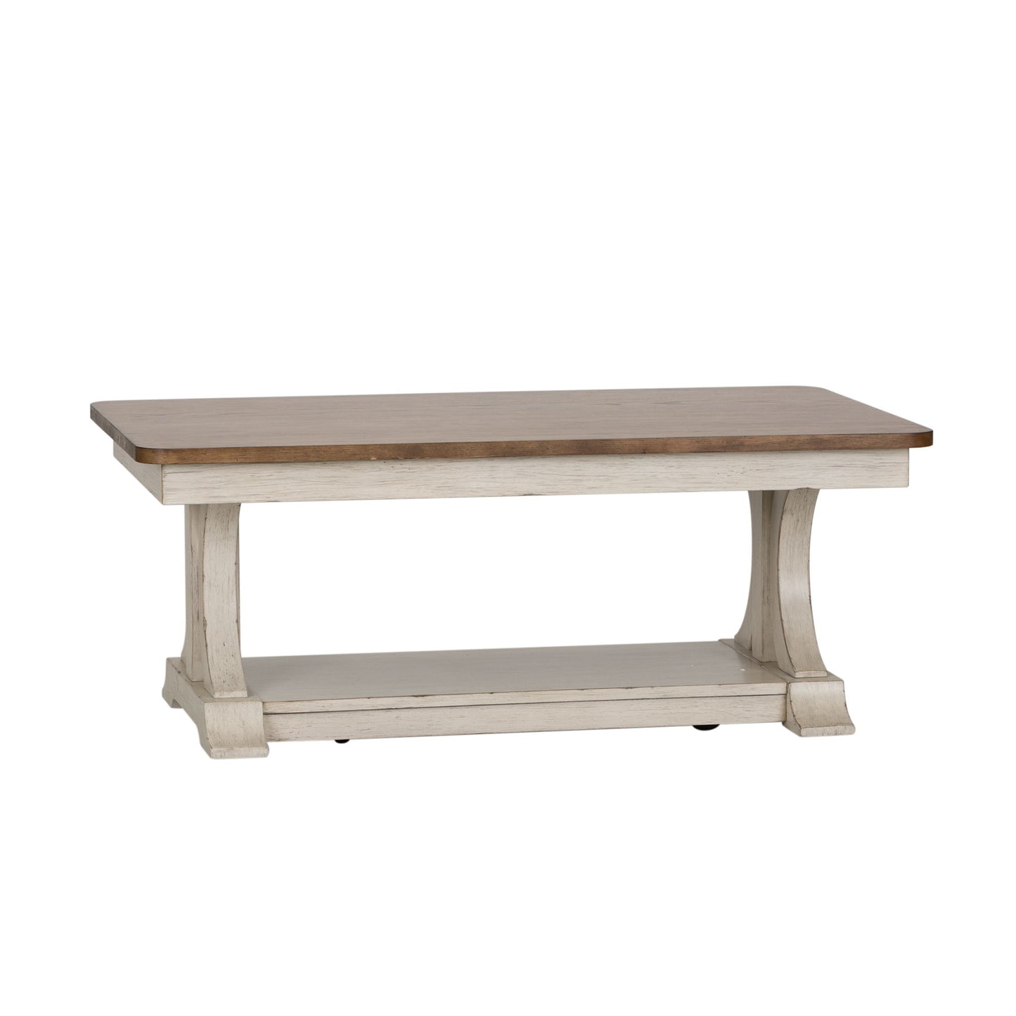 Farmhouse Reimagined - Rectangular Cocktail Table - White