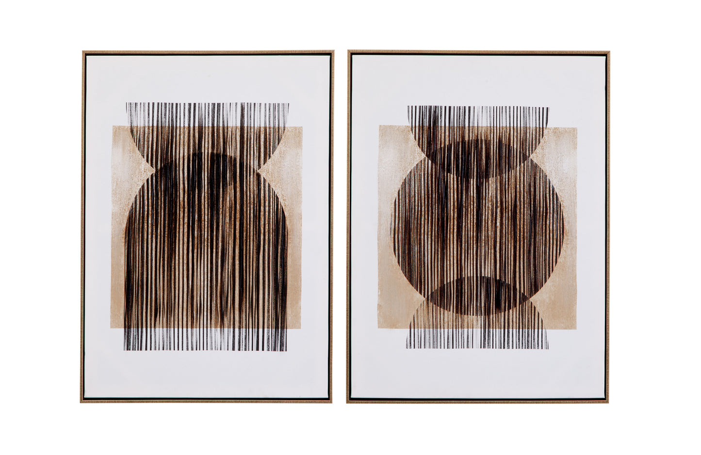 Together Canvas Art (Set of 2) - Light Brown