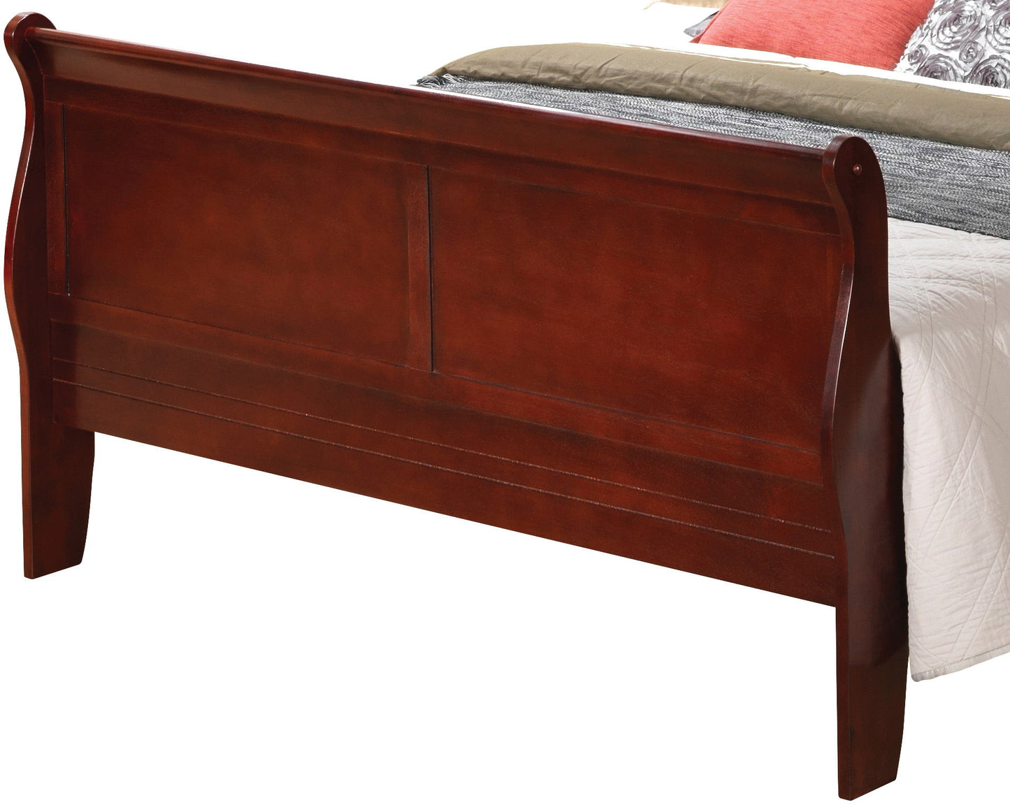 Glory Furniture - Louis Phillipe - Sleigh Bed
