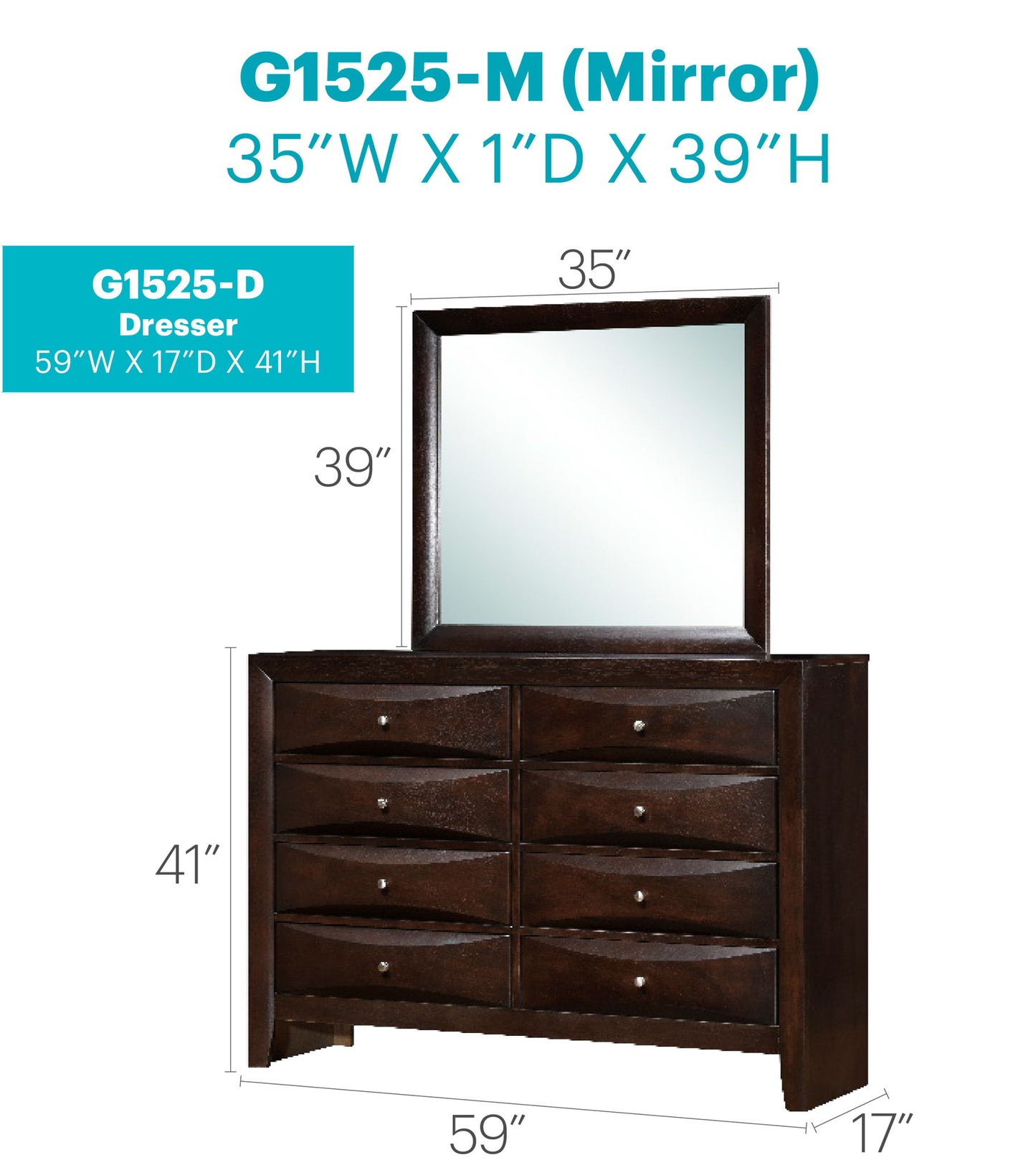 Glory Furniture - Marilla - Dresser