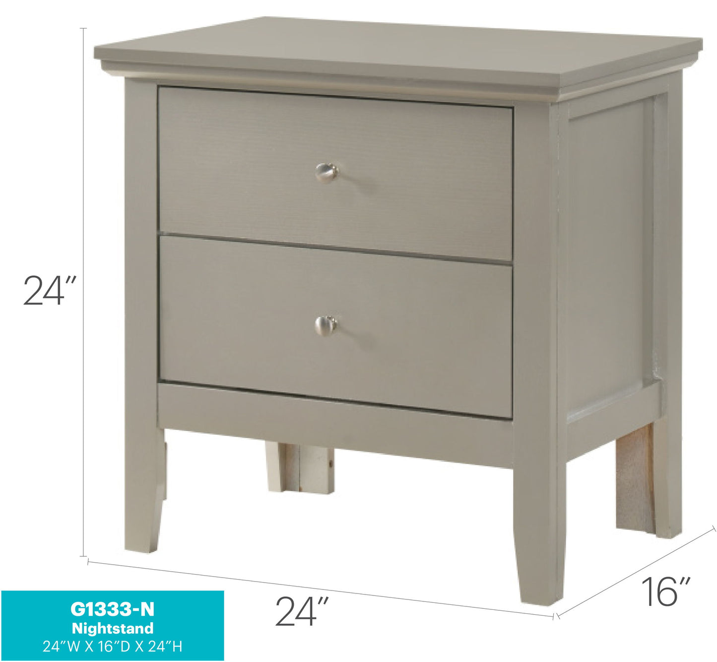Glory Furniture - Primo - Nightstand