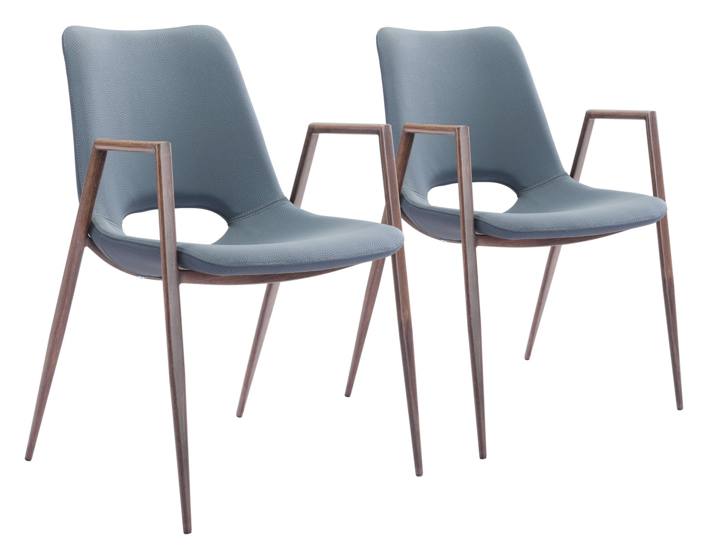 Desi - Dining Chair (Set of 2) Walnut Legs