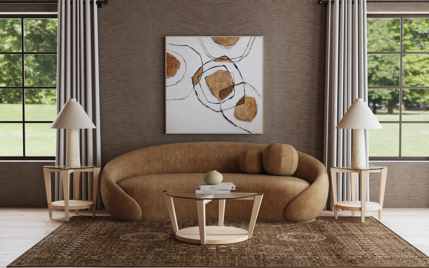 Dunes - End Table - Bleached Oak