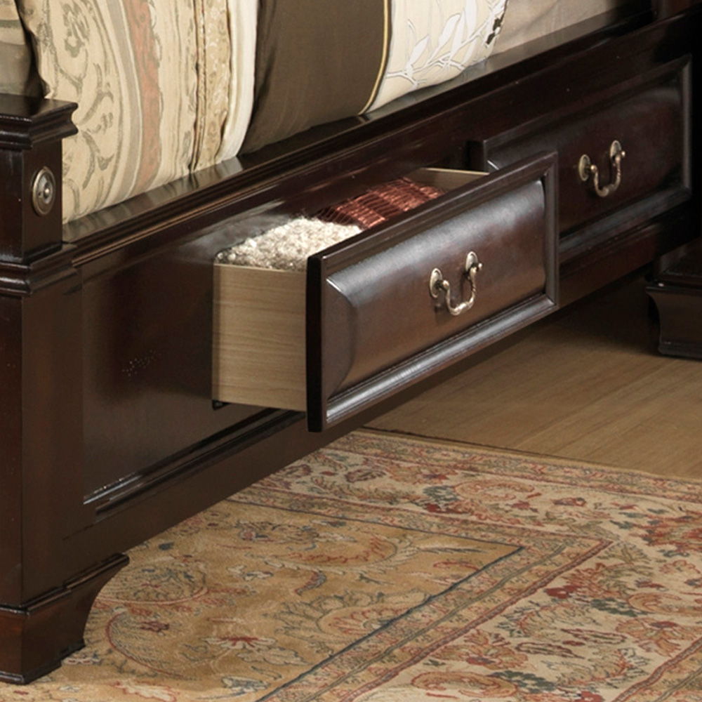 Glory Furniture - LaVita - Upholstered Storage Bed