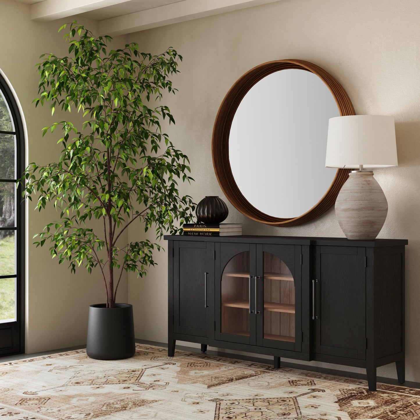 Marcella - Wall Mirror - Natural