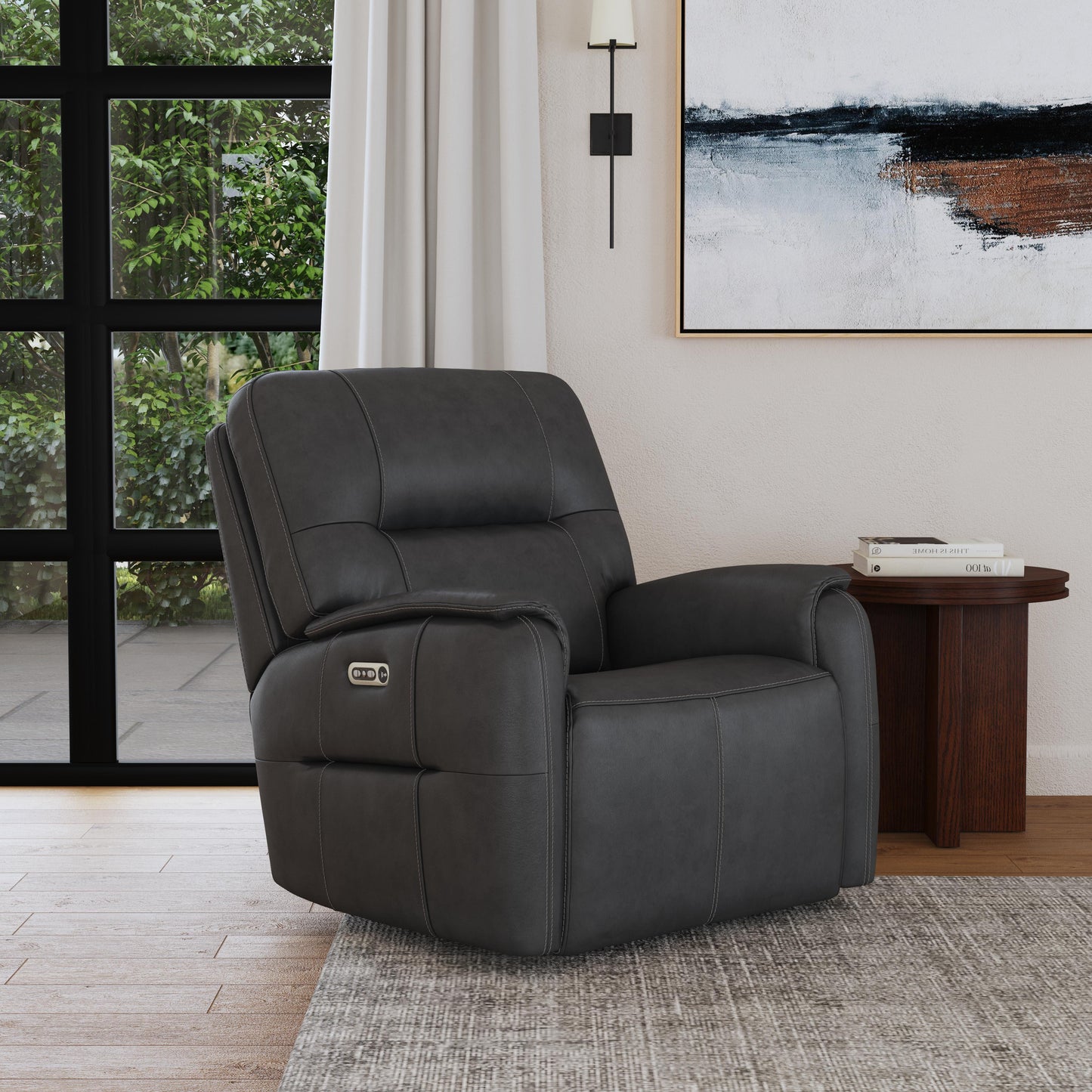 Wilson - Power Gliding Recliner With Power Headrest - Thunder