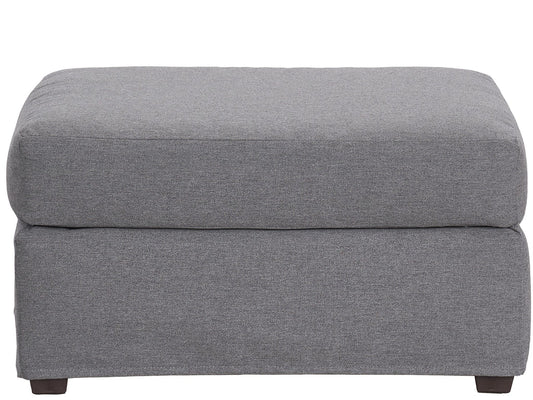 Coastal Living Outdoor / Brooke - Outdoor Ottoman, Special Order - Dark Gray